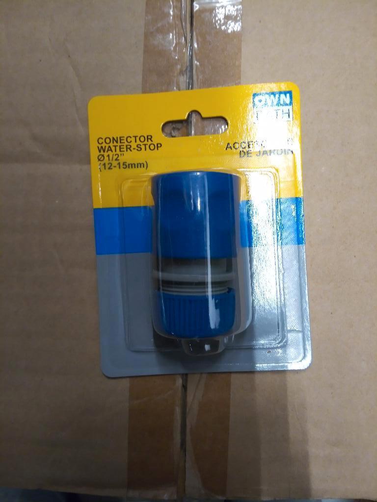 Koppeling voor tuinslang met water stop, Ophalen of Verzenden, Nieuw, Tuinslangkoppeling