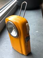 Vintage gele WONDER SAVOI zaklamp - inwerkende staat, Ophalen of Verzenden, Gebruikt, Batterij