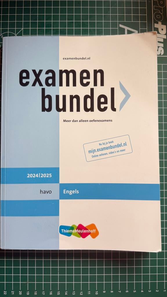 Examen bundel examen samenvattingen, Ophalen of Verzenden, Gelezen, HAVO, Overige vakken