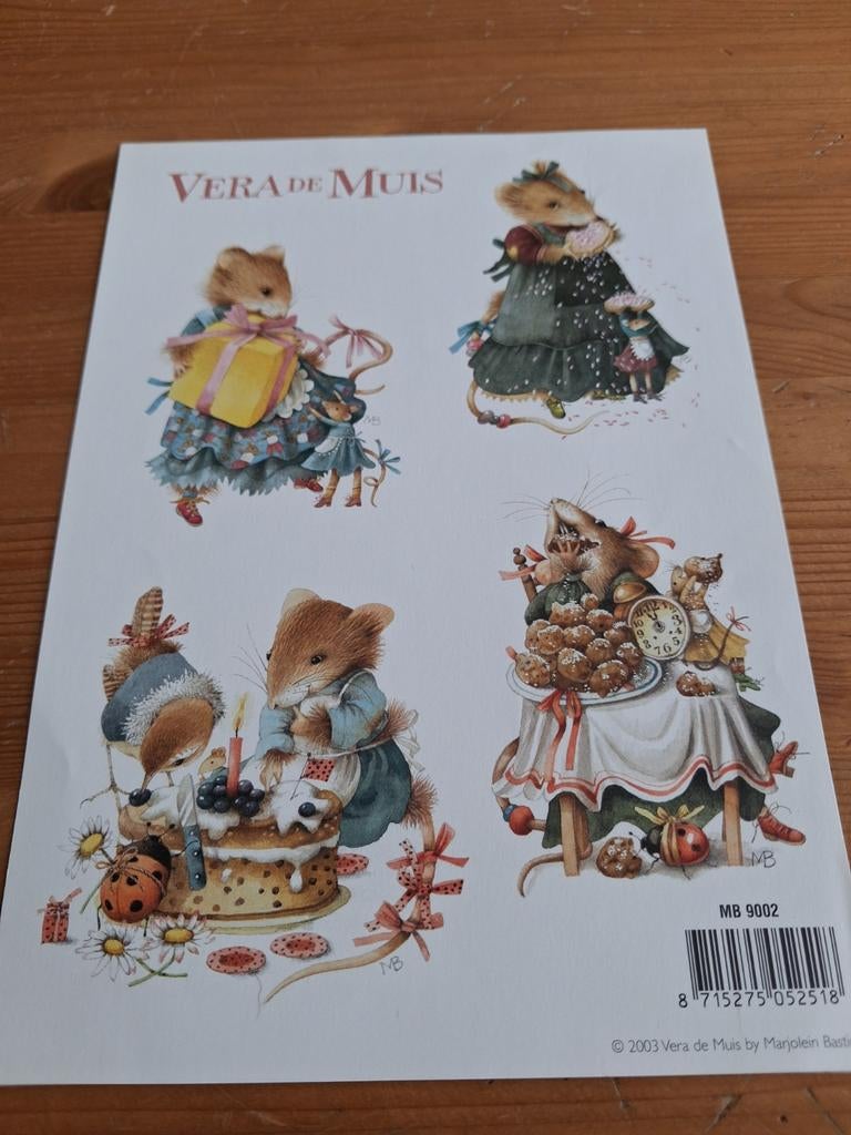 1 velletje van Vera de Muis, Ophalen of Verzenden, Zo goed als nieuw, Overige thema's, Overige typen