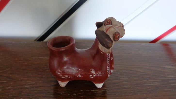 Volkskunstkeramiek met lama- of alpaca-motief uit Peru, Antiek en Kunst, Kunst | Niet-Westerse kunst, Ophalen