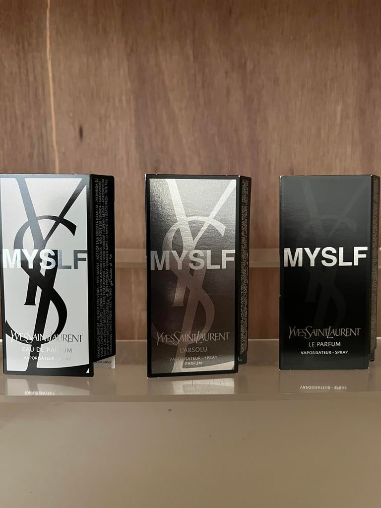 YSL MYSLF Trilogy Pack – Officieel Sample Set 3x 1,2ml, Verzenden, Nieuw