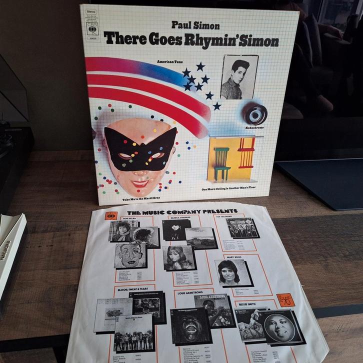 Paul Simon there goes rhymin Simon, Cd's en Dvd's, Vinyl | Pop, Gebruikt, 1980 - 1989, 12 inch, Ophalen of Verzenden