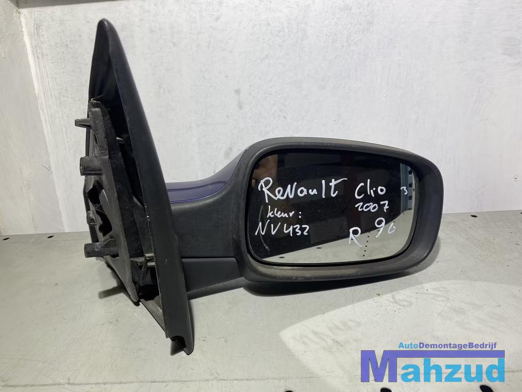 RENAULT CLIO 3 Blauw NV432 Rechts spiegel buitenspiegel, Auto-onderdelen, Spiegels, Renault Group, Gebruikt, Contact.group@renault.com