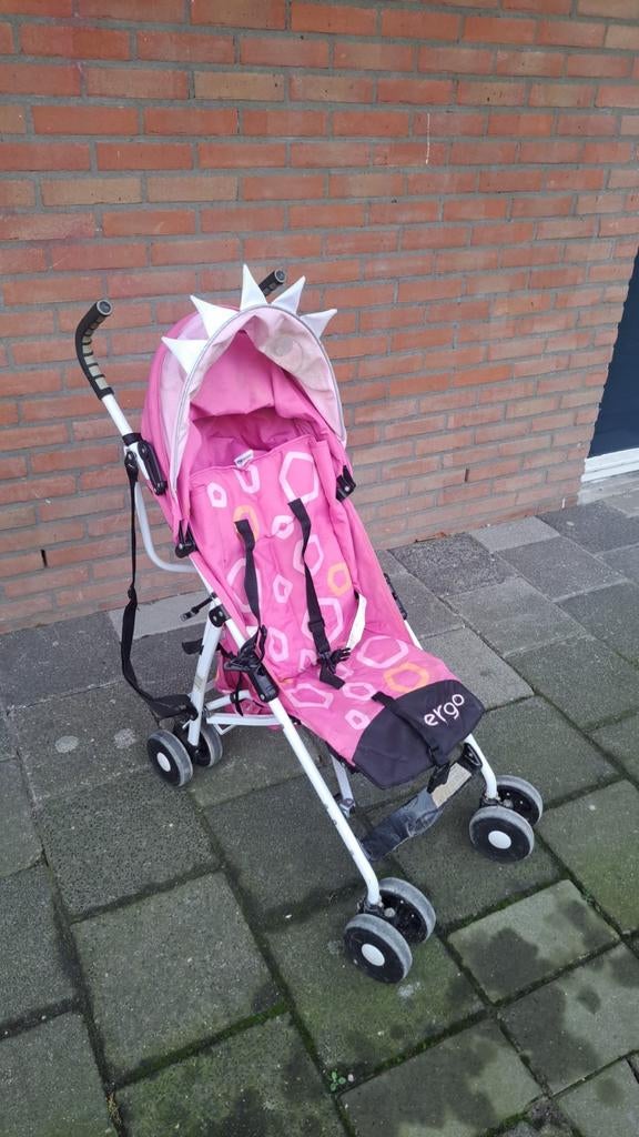 Meisjes dino buggy, Kinderen en Baby's, Buggy's, Ophalen of Verzenden, Zo goed als nieuw