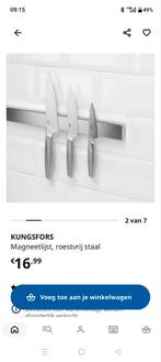 Magneet keukengerei, Huis en Inrichting, Keuken | Bestek, Ophalen of Verzenden, Rvs of Chroom