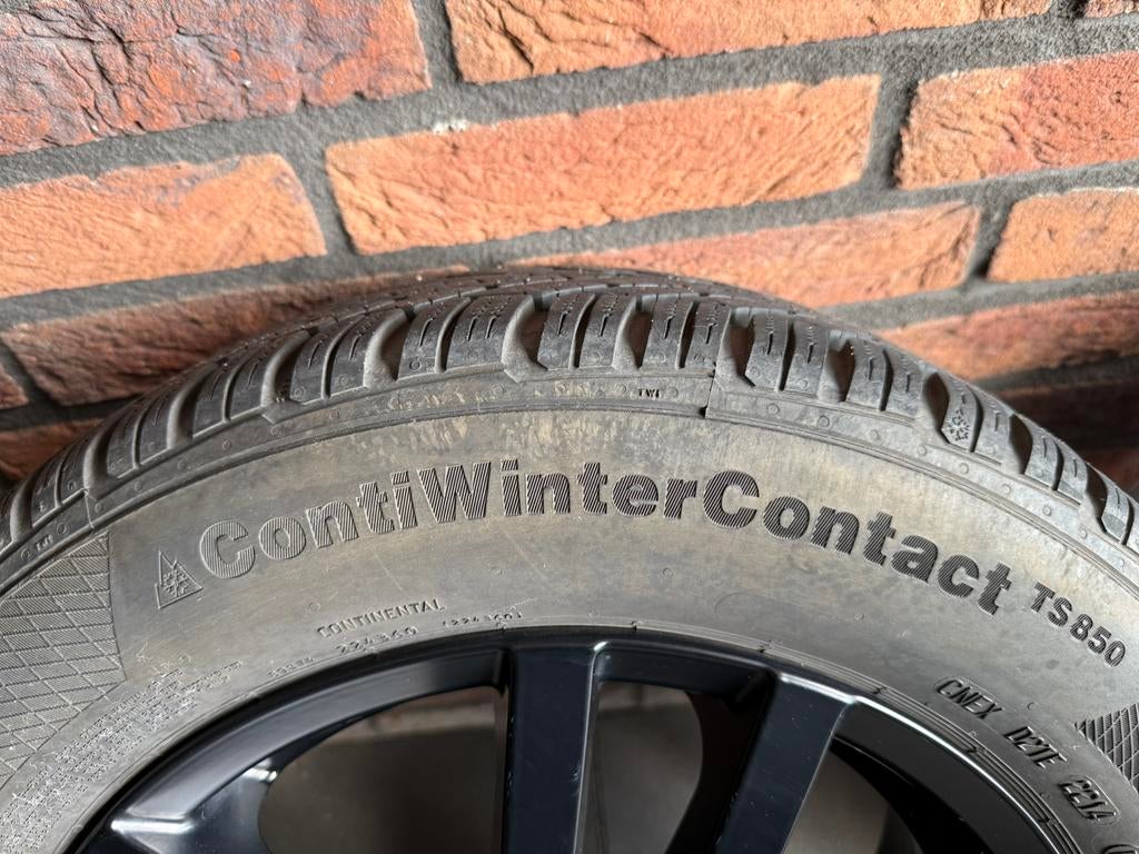 winterbanden + Sportvelgen Continental + Bouten, Auto-onderdelen, Banden en Velgen, Ophalen, 14 inch, Gebruikt, 175 mm