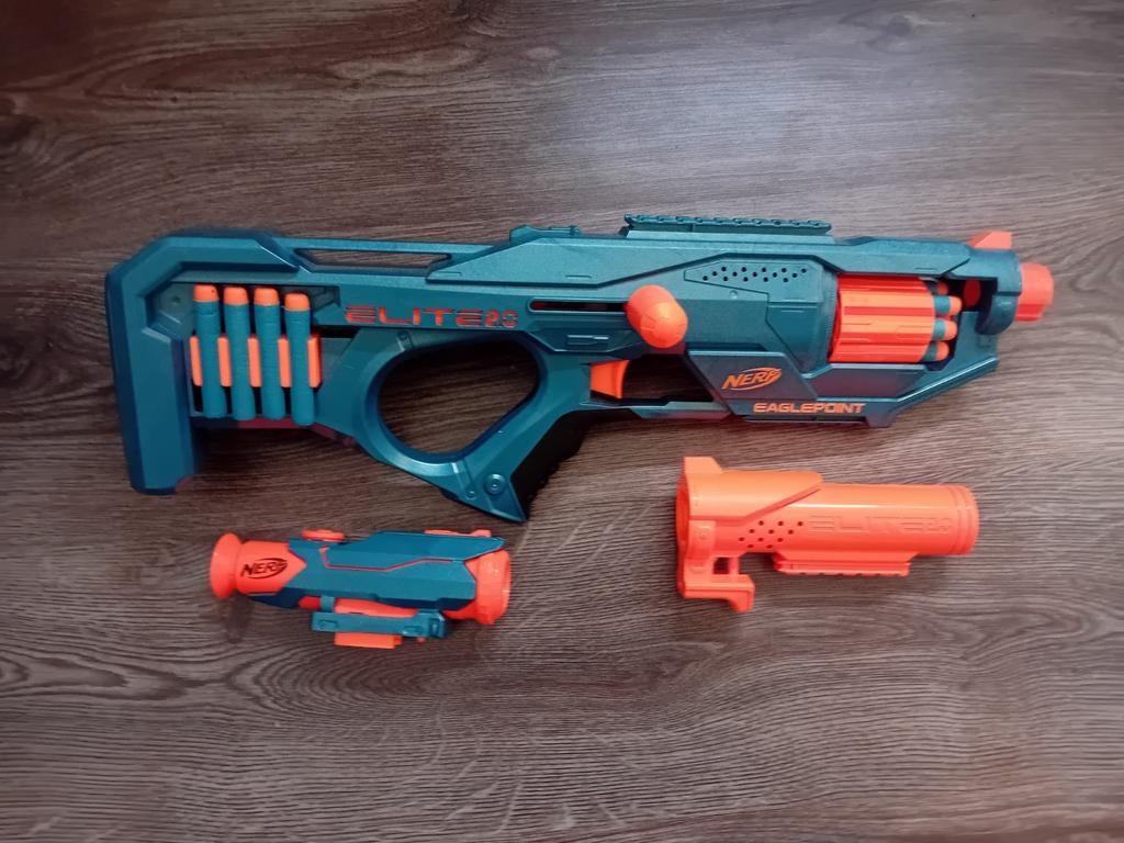 2dehands Nerf gun, Ophalen of Verzenden, Zo goed als nieuw