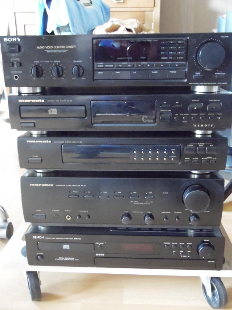 Denon, Marantz & Sony : Vijf Maal Vintage Hi-Fi., Ophalen, Gebruikt, Overige merken