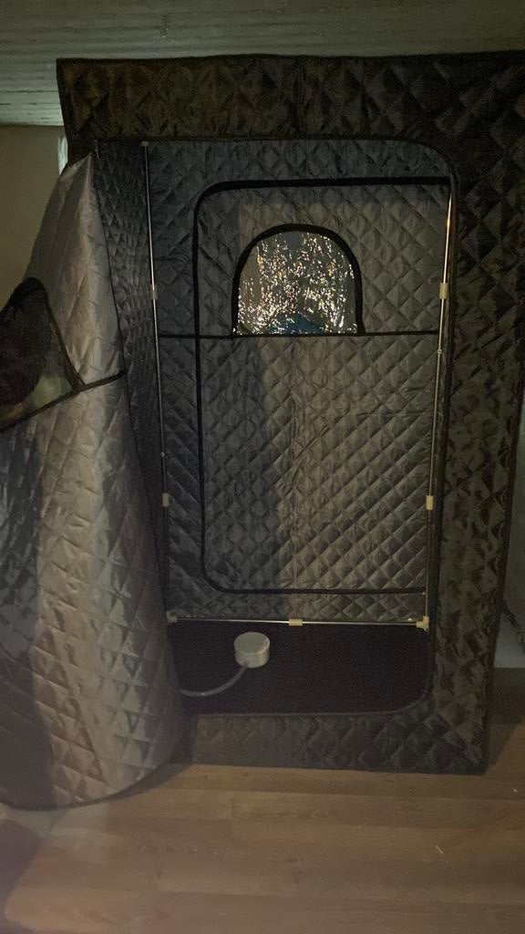 Sauna bijna niet gebruikt, Ophalen of Verzenden, Zo goed als nieuw, Complete sauna