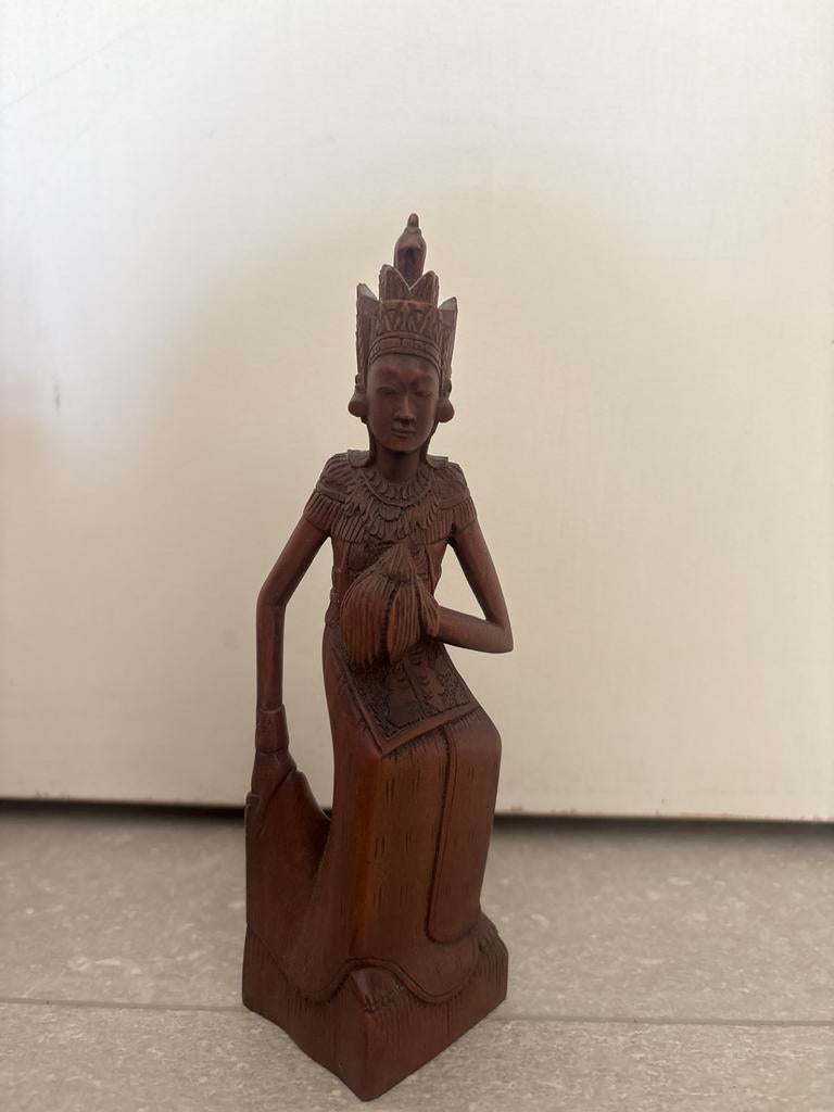 Balinees houtsnijwerk, Houtsnijwerk, Minder dan 20 cm, Ophalen of Verzenden, Handgemaakt