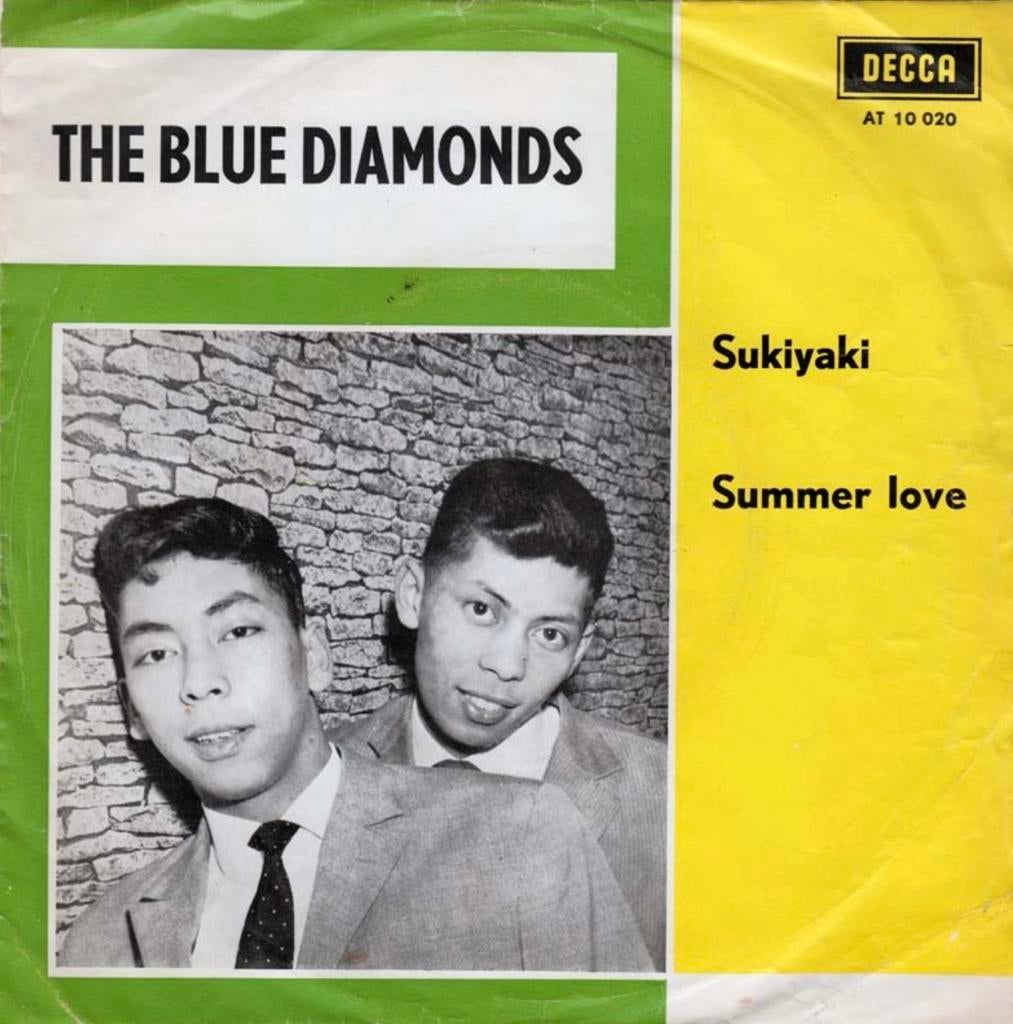 The Blue Diamonds - Sukiyaki / Summer Love (7 inch single), Cd's en Dvd's, Vinyl Singles, Gebruikt, 7 inch, Single, Ophalen of Verzenden