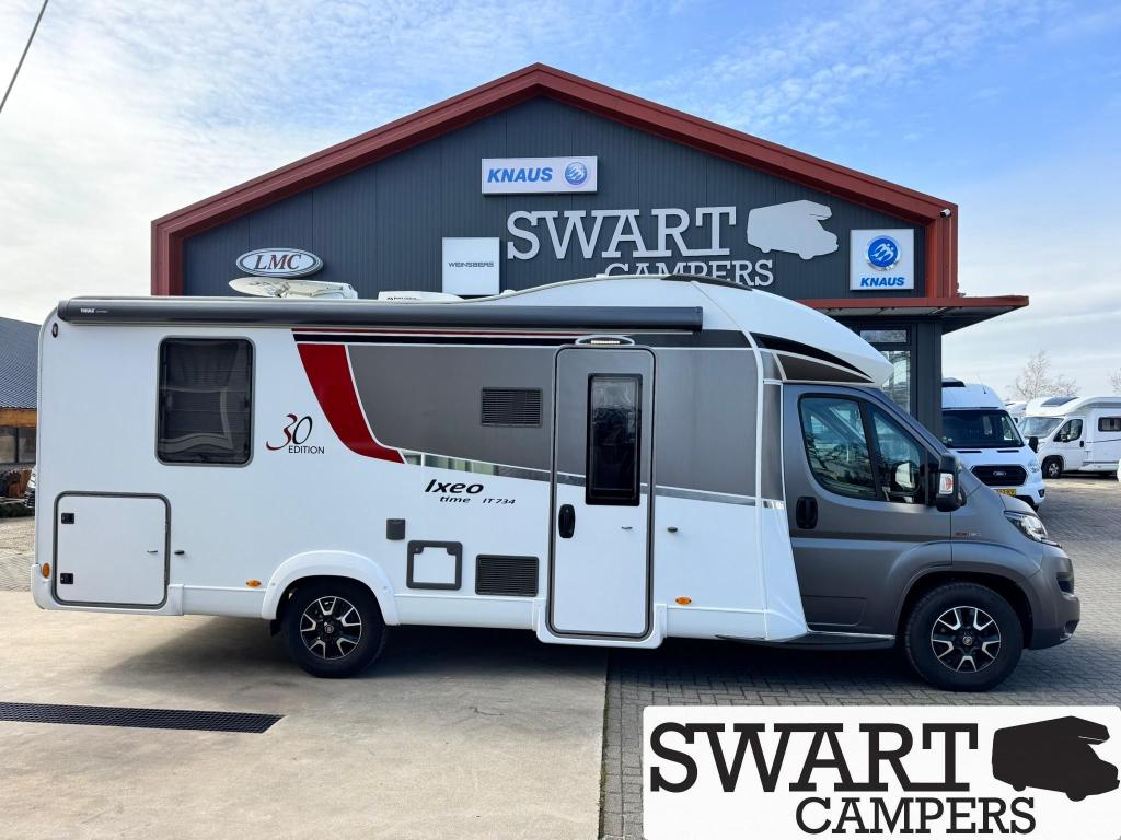 Bürstner Ixeo Time IT 734 4 personen queensbed / he, Caravans en Kamperen, Campers, Standaard zit, Ringverwarming, Fiat, Bedrijf