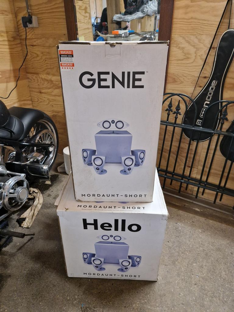 Design Speakerset Mordaunt-Short Genie (What Hi-Fi award), Ophalen, Zo goed als nieuw