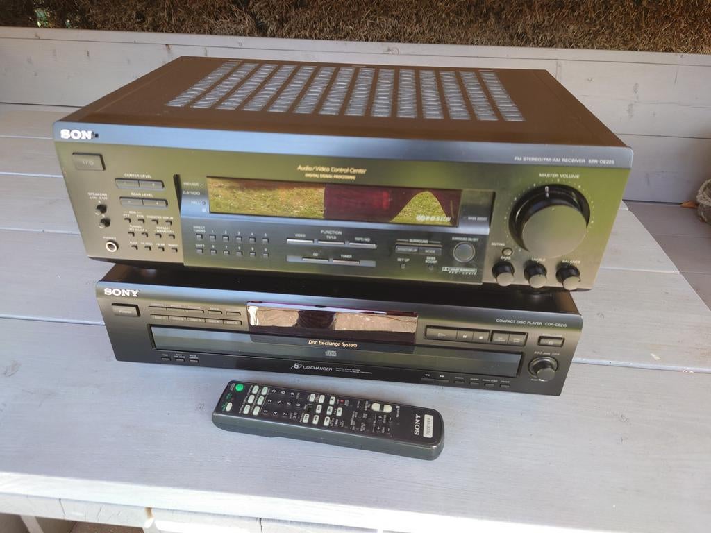 Sony Receiver/ Versterker en CD-wisselaar afstandsbed, Ophalen