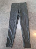 zwarte broek/legging leatherlook, maat XL, Zwart, Maat 46/48 (XL) of groter, Ophalen of Verzenden, Zo goed als nieuw