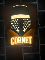 Cornet Lichtbak Reclamebord, Ophalen of Verzenden, Gebruikt, Reclamebord, Plaat of Schild