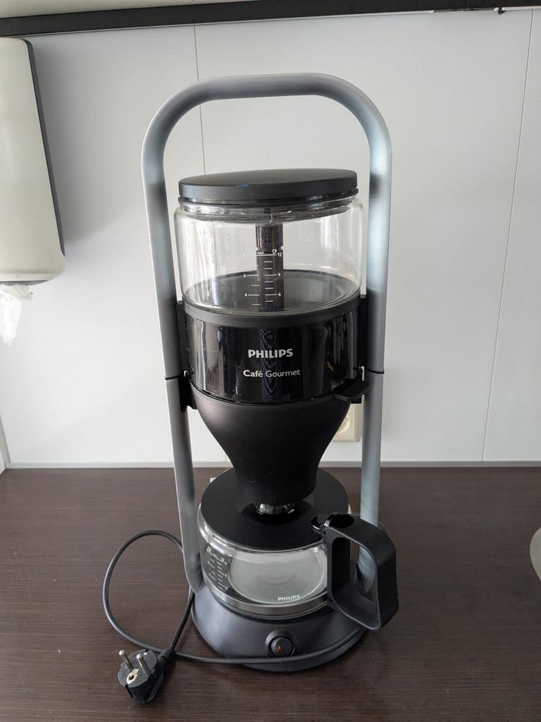 Philips Café Gourmet Koffiezetapparaat, Witgoed en Apparatuur, Koffiezetapparaten, Afneembaar waterreservoir, Gebruikt, 10 kopjes of meer