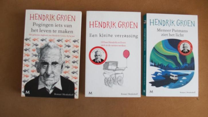 3x Hendrik Groen - roman, Boeken, Romans, Zo goed als nieuw, Nederland, Ophalen of Verzenden