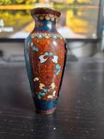19e eeuws miniatuur cloisonné vaasje, Antiek en Kunst, Antiek | Vazen, Ophalen of Verzenden