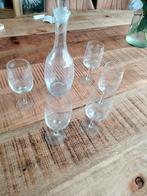 Myasotis Kristal Karaf met Glazen, Antiek en Kunst, Antiek | Glas en Kristal, Ophalen