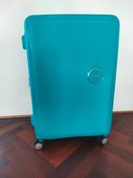 American Tourister Soundbox Spinner 77 koffer turquoise, Ophalen, Hard kunststof, 45 tot 55 cm, Zo goed als nieuw