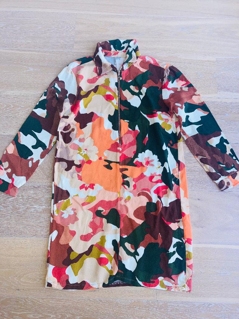 Schattige jurk met print  mt. 158, Kinderen en Baby's, Kinderkleding | Maat 158, Ophalen of Verzenden, Zo goed als nieuw, Meisje