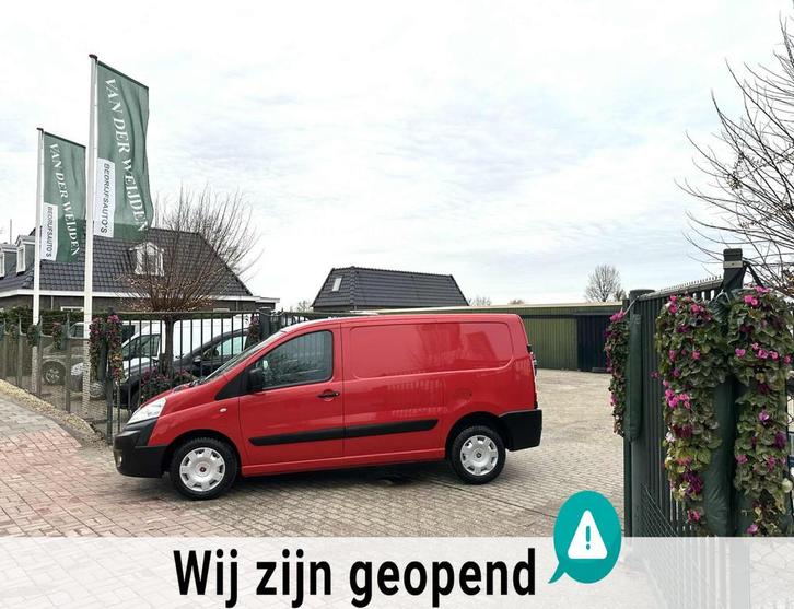 Fiat Scudo 10 2.0 MultiJet KH1 SX 128 PK! 102.033 KM.! AIRCO, Auto's, Bestelauto's, Bedrijf, Te koop, ABS, Airbags, Airconditioning