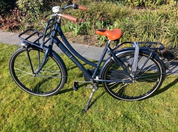 Cortina blauw U4 meisjesfiets 26 inch, frame 46, Fietsen en Brommers, Fietsen | Meisjes, Gebruikt, 26 inch of meer, Versnellingen