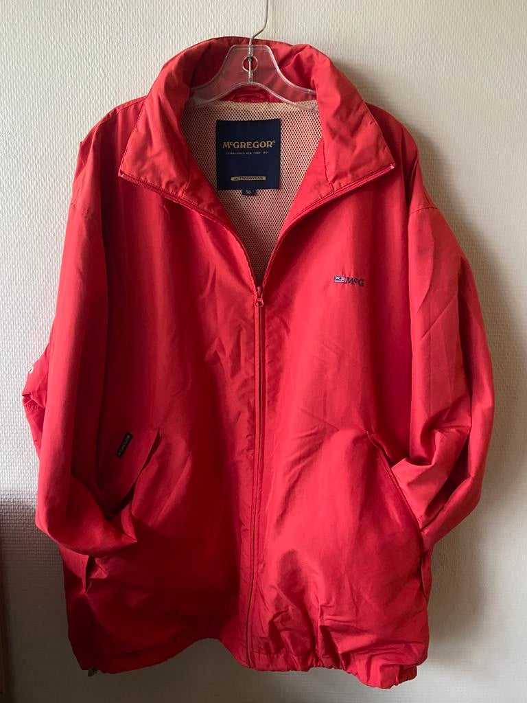 Vintage heren McGregor heren zomerjas - maat 56, Ophalen of Verzenden, Gedragen, Maat 56/58 (XL), Rood