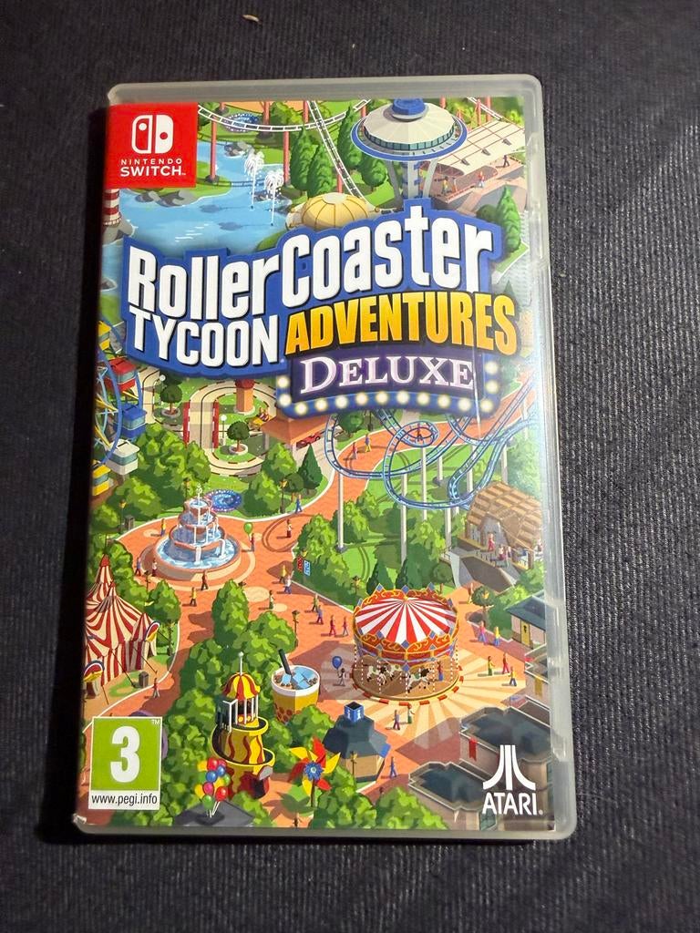 RollerCoaster Tycoon Adventures Deluxe Nintendo Switch, 1 speler, Ophalen of Verzenden, Zo goed als nieuw, Vanaf 3 jaar