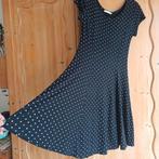 Zwart jurkje met stippen polkadot maat l xl, Kleding | Dames, Jurken, Ophalen of Verzenden, Zo goed als nieuw, Maat 46/48 (XL) of groter