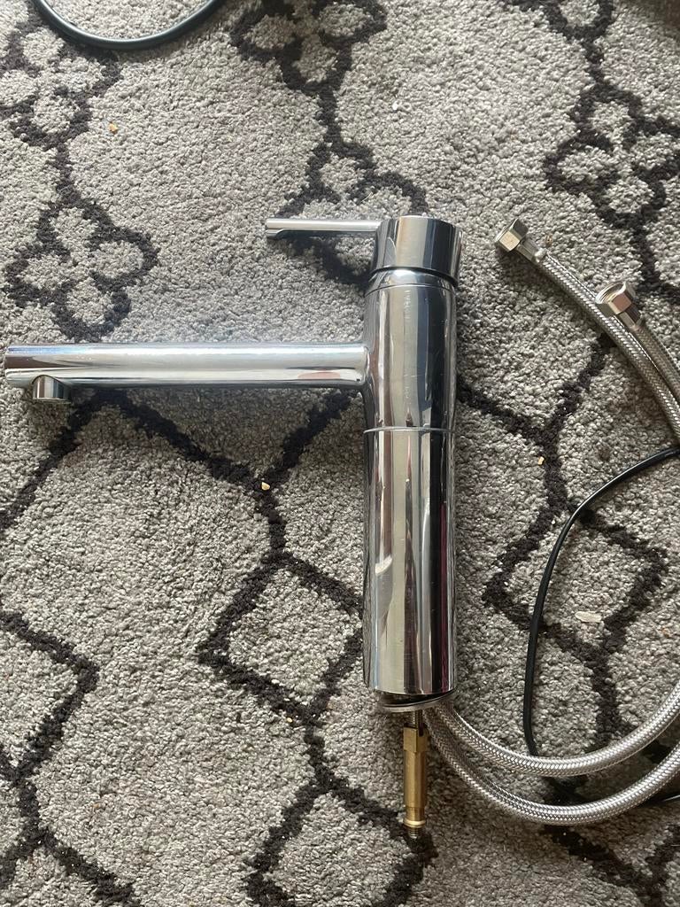 Grohe chromen wastafelkraan, Ophalen of Verzenden, Zo goed als nieuw, Chroom, Kraan