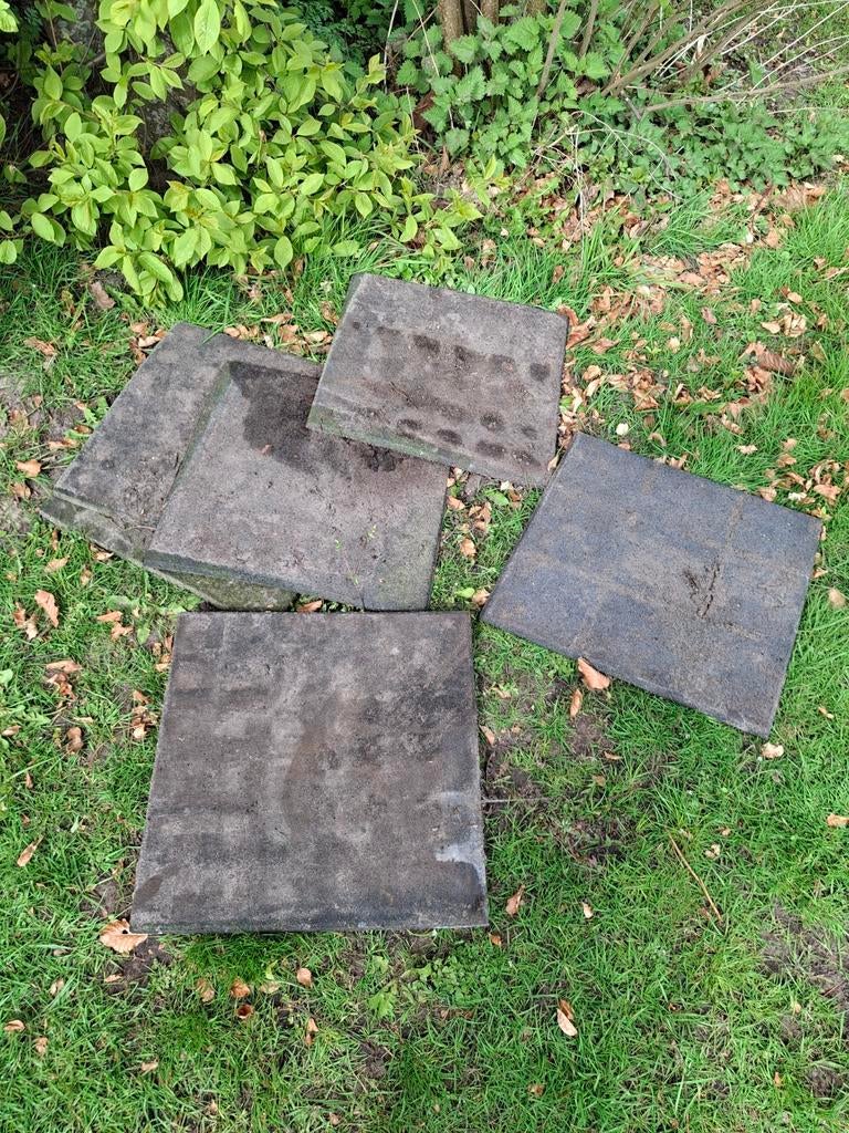 Rubber tegels, Tuin en Terras, Ophalen of Verzenden, Gebruikt, Rubber, Overige typen