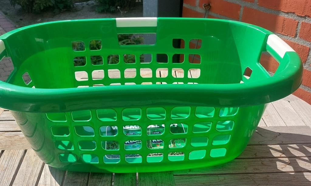 Groene wasmand, Ophalen
