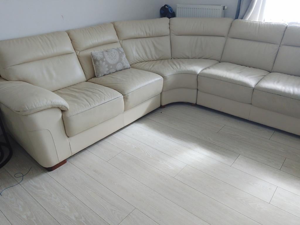 hoekbank, Ophalen of Verzenden, Gebruikt, Vierpersoons of meer