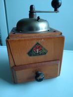 Antieke Dienes koffiemolen - Vintage houten handmolen, Ophalen of Verzenden