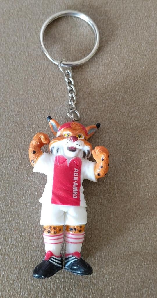 NIEUW*LUCKY AJAX MASCOTTE SLEUTELHANGER*VOETBAL, Verzenden, Nieuw, Ajax, Overige typen