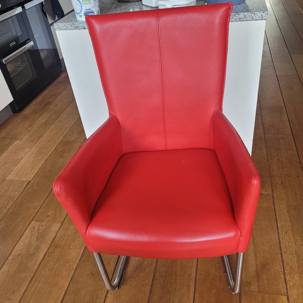 6 leren eetkamerstoelen, Ophalen, Gebruikt, Vijf, Zes of meer stoelen, Leer