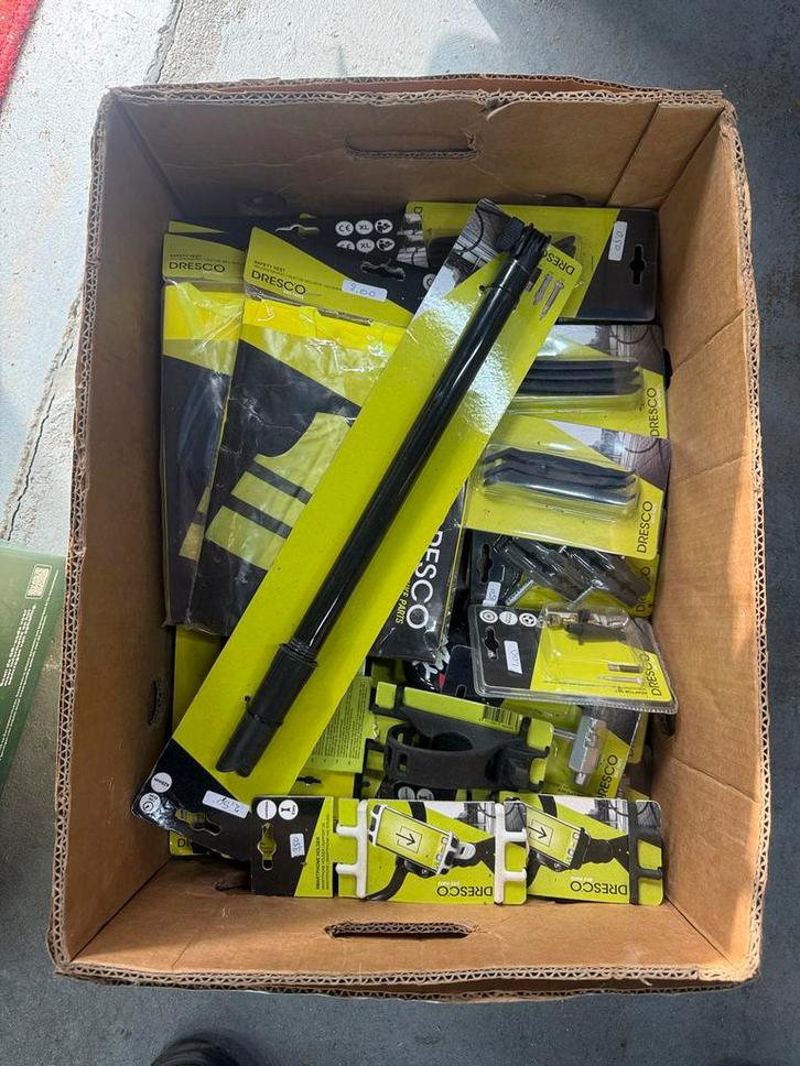 Partij diverse DRESCO fietsaccessoires en veiligheidsvesten, Fietsen en Brommers, Fietsaccessoires | Overige Fietsaccessoires