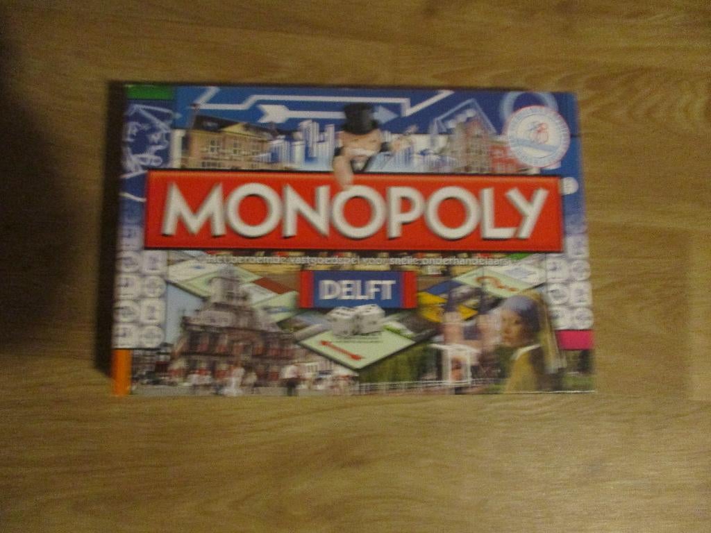 bordspel nieuw compleet Monopoly Delft Monopolie fraai, Vijf spelers of meer, Ophalen of Verzenden, Nieuw, Monopoly