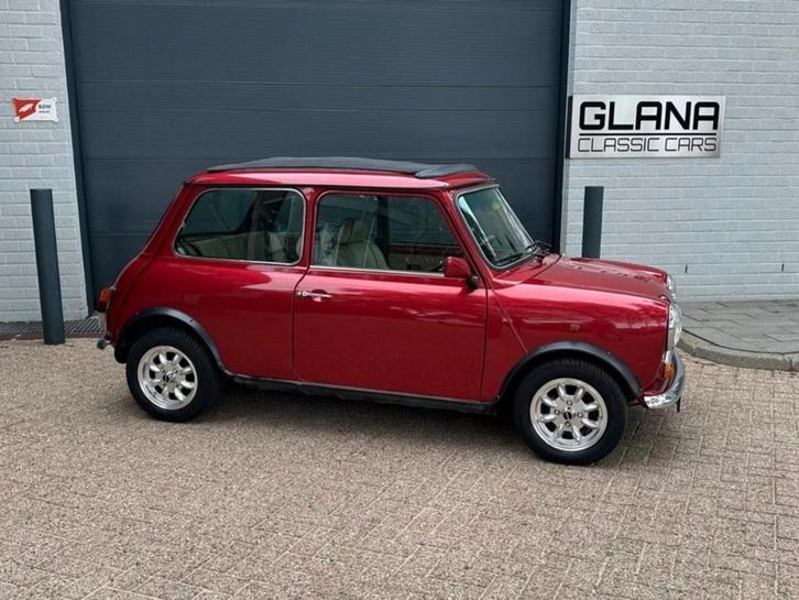 (Rover) Mini Kensington 1300, Auto's, Mini, Bedrijf, Cooper, Benzine, Overige carrosserieën, Handgeschakeld, Rood, Beige, Leder