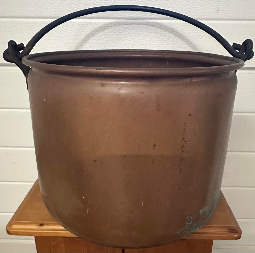 antieke koperen aker waterketel, Ophalen of Verzenden, Koper