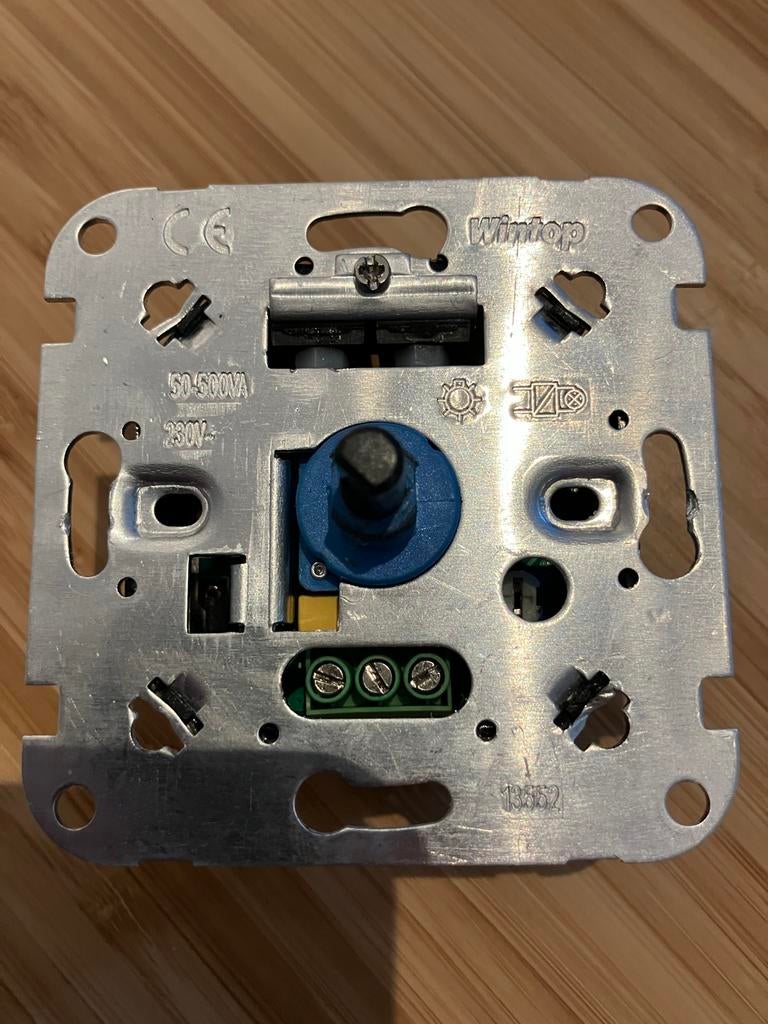 Wintop Dimmer 50-500VA 230V - Wit, Ophalen of Verzenden, Gebruikt, Schakelaar