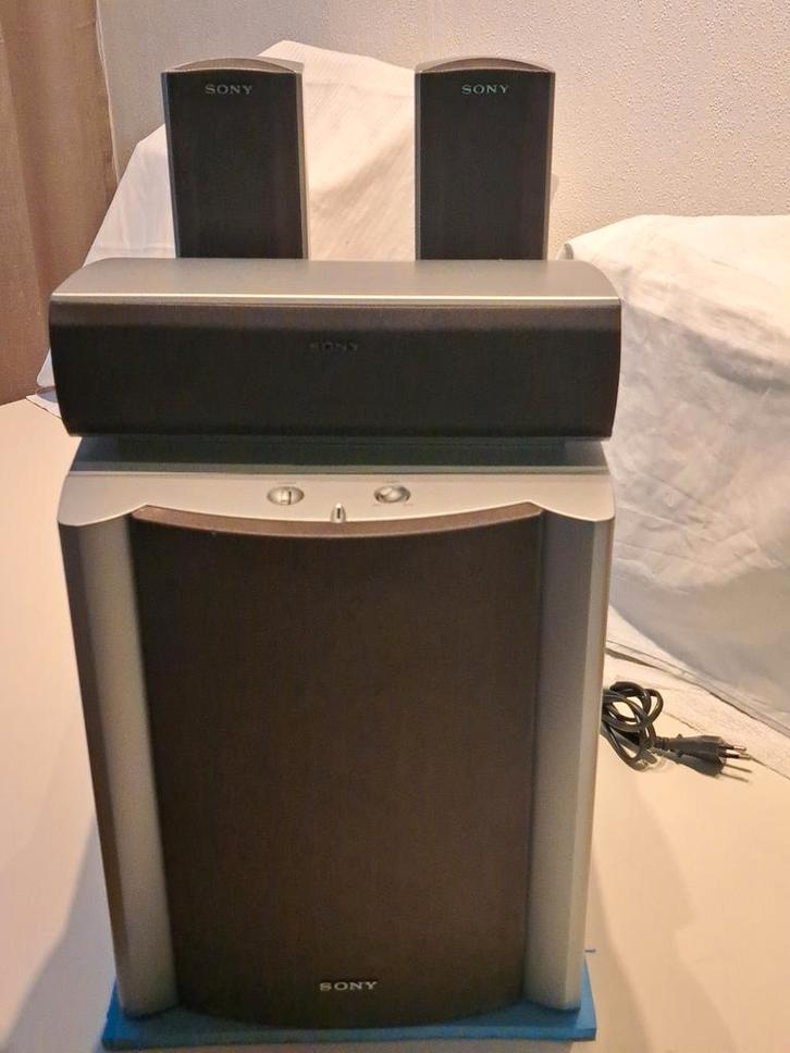 Sony speaker set + actieve subwoofer, Audio, Tv en Foto, Home Cinema-sets, Overige spelers, 5.1-systeem, 70 watt of meer, Sony