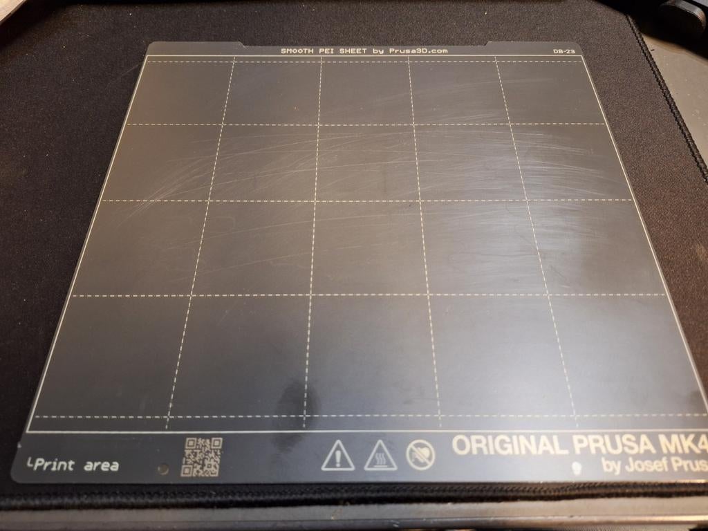 Prusa Smooth PEI Print Sheet - MK4 MK4s MK3s+, Computers en Software, 3D Printers, Ophalen of Verzenden, Gebruikt