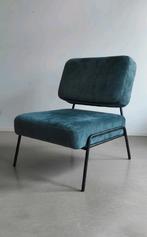 Design lounge chair MADE (Rhonda Drakeford) - Velvet blauw, Ophalen, Blauw, Zo goed als nieuw, Retro