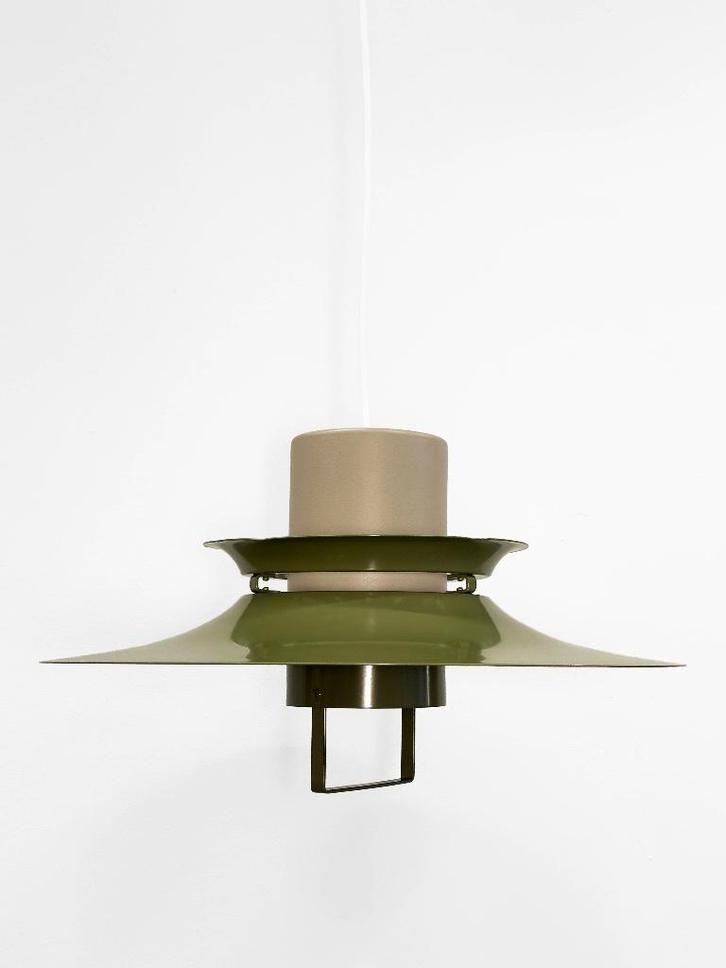 Vitrika hanglamp 23175 groen & taupe, Huis en Inrichting, Lampen | Hanglampen, Zo goed als nieuw, Minder dan 50 cm, Metaal, Ophalen of Verzenden