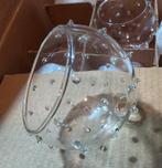 G4  Handgeblazen Lampenkapjes - Diameter 5.5cm, Wit, Rond, Nieuw, Ophalen of Verzenden