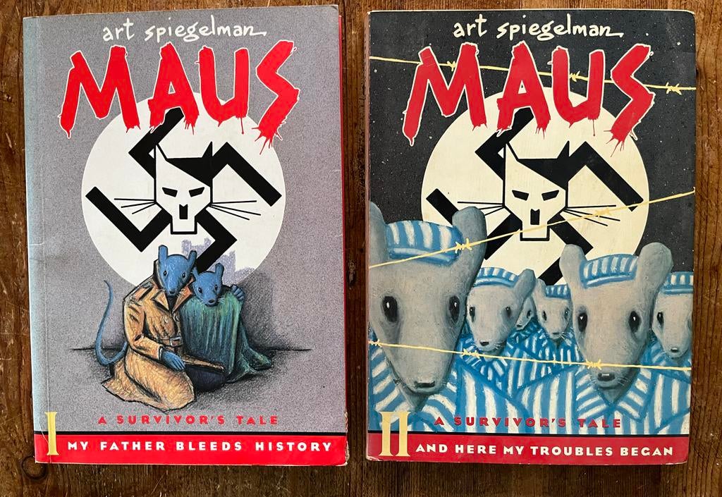 Maus deel 1 en 2 - Art Spiegelman (Complete serie), Complete serie of reeks, Ophalen of Verzenden, Gelezen
